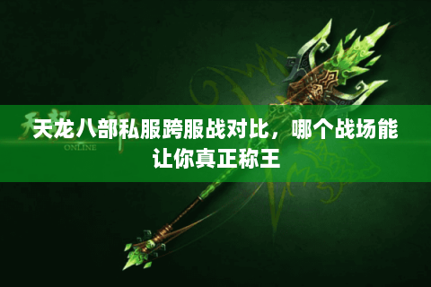 天龙八部私服跨服战对比，哪个战场能让你真正称王