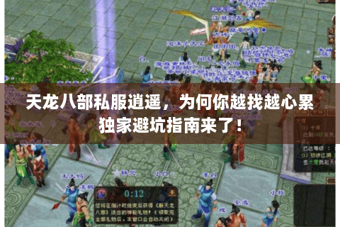 天龙八部私服逍遥,为何你越找越心累独家避坑指南来了! 天龙八部私服逍遥,为何你越找越心累独家避坑指南来了!