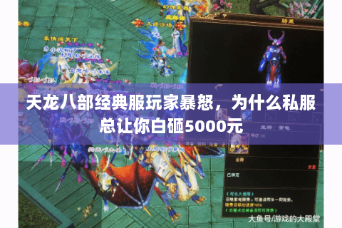 天龙八部经典服玩家暴怒，为什么私服总让你白砸5000元
