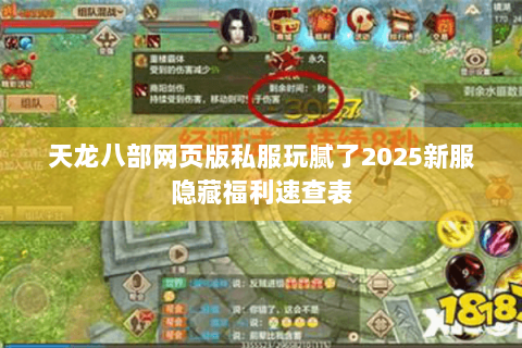 天龙八部网页版私服玩腻了2025新服隐藏福利速查表 天龙八部网页版私服玩腻了2025新服隐藏福利速查表