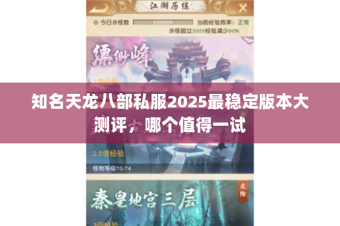 知名天龙八部私服2025最稳定版本大测评,哪个值得一试 知名天龙八部私服2025最稳定版本大测评,哪个值得一试