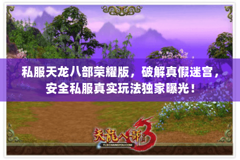 私服天龙八部荣耀版,破解真假迷宫,安全私服真实玩法独家曝光! 私服天龙八部荣耀版,破解真假迷宫,安全私服真实玩法独家曝光!
