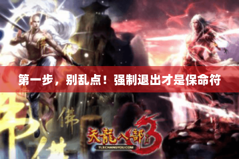 第一步,别乱点!强制退出才是保命符 第一步,别乱点!强制退出才是保命符