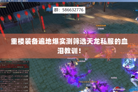 重楼装备遍地爆实测筛选天龙私服的血泪教训! 重楼装备遍地爆实测筛选天龙私服的血泪教训!