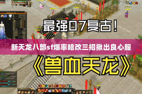 新天龙八部sf爆率暗改三招揪出良心服 新天龙八部sf爆率暗改三招揪出良心服