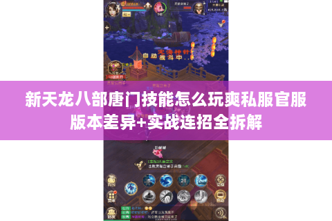 新天龙八部唐门技能怎么玩爽私服官服版本差异+实战连招全拆解
