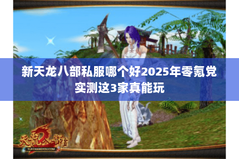 新天龙八部私服哪个好2025年零氪党实测这3家真能玩
