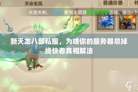 新天龙八部私服,为啥你的服务器总掉线快看真相解法 新天龙八部私服,为啥你的服务器总掉线快看真相解法