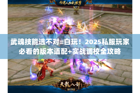 武魂技能选不对=白玩!2025私服玩家必看的版本适配+实战调校全攻略 武魂技能选不对=白玩!2025私服玩家必看的版本适配+实战调校全攻略