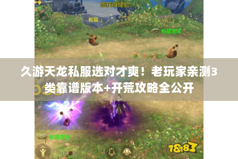 久游天龙私服选对才爽!老玩家亲测3类靠谱版本+开荒攻略全公开 久游天龙私服选对才爽!老玩家亲测3类靠谱版本+开荒攻略全公开