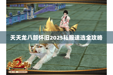 天天龙八部怀旧2025私服速选全攻略 天天龙八部怀旧2025私服速选全攻略