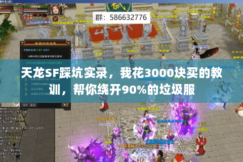 天龙SF踩坑实录,我花3000块买的教训,帮你绕开90%的垃圾服 天龙SF踩坑实录,我花3000块买的教训,帮你绕开90%的垃圾服