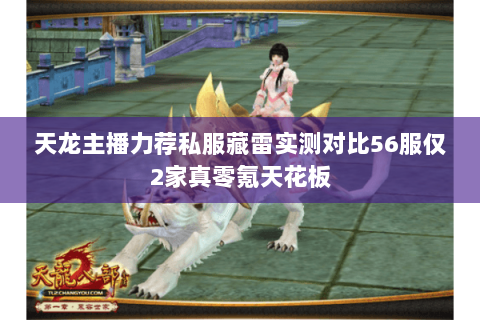 天龙主播力荐私服藏雷实测对比56服仅2家真零氪天花板 天龙主播力荐私服藏雷实测对比56服仅2家真零氪天花板