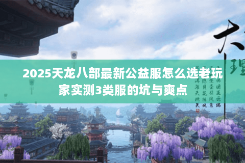 2025天龙八部最新公益服怎么选老玩家实测3类服的坑与爽点 2025天龙八部最新公益服怎么选老玩家实测3类服的坑与爽点