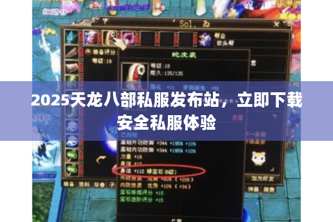 2025天龙八部私服发布站,立即下载安全私服体验 2025天龙八部私服发布站,立即下载安全私服体验