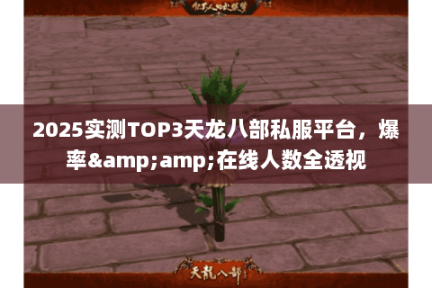 2025实测TOP3天龙八部私服平台,爆率&在线人数全透视 2025实测TOP3天龙八部私服平台,爆率&在线人数全透视