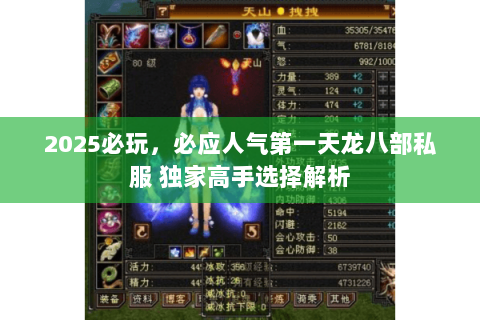 2025必玩,必应人气第一天龙八部私服 独家高手选择解析 2025必玩,必应人气第一天龙八部私服 独家高手选择解析