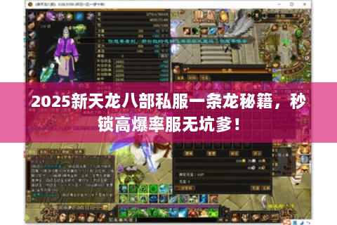2025新天龙八部私服一条龙秘籍,秒锁高爆率服无坑爹! 2025新天龙八部私服一条龙秘籍,秒锁高爆率服无坑爹!