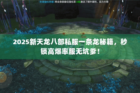 2025新天龙八部私服一条龙秘籍,秒锁高爆率服无坑爹! 2025新天龙八部私服一条龙秘籍,秒锁高爆率服无坑爹!