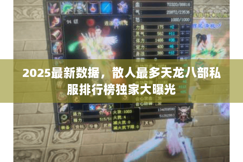 2025最新数据,散人最多天龙八部私服排行榜独家大曝光 2025最新数据,散人最多天龙八部私服排行榜独家大曝光