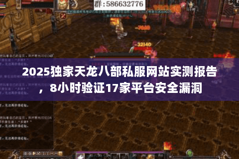 2025独家天龙八部私服网站实测报告,8小时验证17家平台安全漏洞 2025独家天龙八部私服网站实测报告,8小时验证17家平台安全漏洞