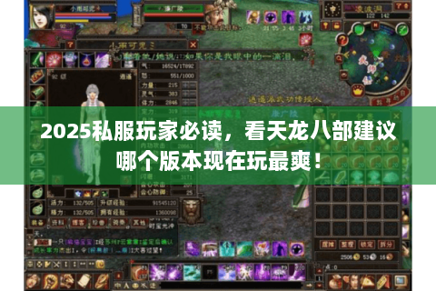 2025私服玩家必读,看天龙八部建议哪个版本现在玩最爽! 2025私服玩家必读,看天龙八部建议哪个版本现在玩最爽!