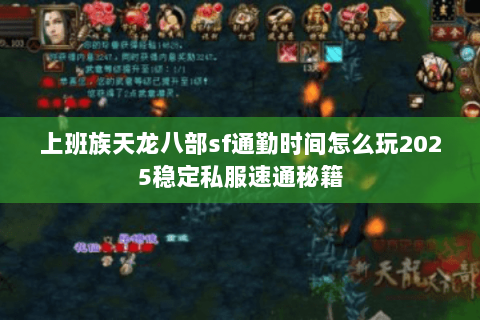 上班族天龙八部sf通勤时间怎么玩2025稳定私服速通秘籍 上班族天龙八部sf通勤时间怎么玩2025稳定私服速通秘籍