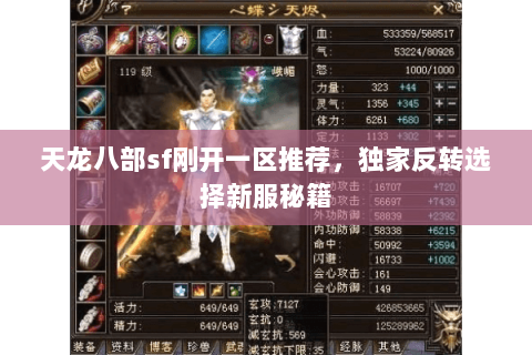 天龙八部sf刚开一区推荐,独家反转选择新服秘籍 天龙八部sf刚开一区推荐,独家反转选择新服秘籍