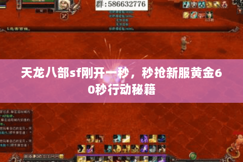 天龙八部sf刚开一秒,秒抢新服黄金60秒行动秘籍 天龙八部sf刚开一秒,秒抢新服黄金60秒行动秘籍