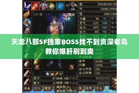 天龙八部SF独家BOSS找不到资深老鸟教你爆肝刷到爽 天龙八部SF独家BOSS找不到资深老鸟教你爆肝刷到爽