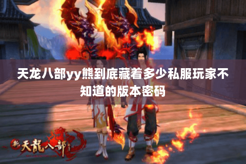 天龙八部yy熊到底藏着多少私服玩家不知道的版本密码 天龙八部yy熊到底藏着多少私服玩家不知道的版本密码