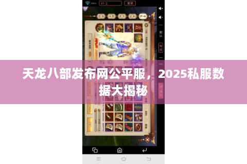 天龙八部发布网公平服，2025私服数据大揭秘