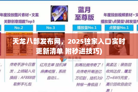 天龙八部发布网,2025独家入口实时更新清单 附秒进技巧) 天龙八部发布网,2025独家入口实时更新清单 附秒进技巧)