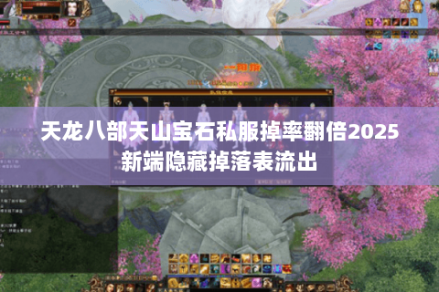 天龙八部天山宝石私服掉率翻倍2025新端隐藏掉落表流出