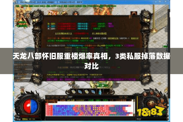 天龙八部怀旧服重楼爆率真相,3类私服掉落数据对比 天龙八部怀旧服重楼爆率真相,3类私服掉落数据对比