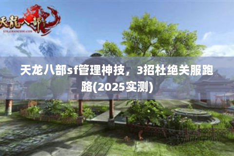 天龙八部sf管理神技,3招杜绝关服跑路(2025实测) 天龙八部sf管理神技,3招杜绝关服跑路(2025实测)