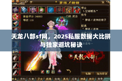 天龙八部sf网,2025私服数据大比拼与独家避坑秘诀 天龙八部sf网,2025私服数据大比拼与独家避坑秘诀