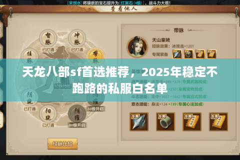 天龙八部sf首选推荐,2025年稳定不跑路的私服白名单 天龙八部sf首选推荐,2025年稳定不跑路的私服白名单