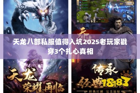 天龙八部私服值得入坑2025老玩家戳穿3个扎心真相 天龙八部私服值得入坑2025老玩家戳穿3个扎心真相