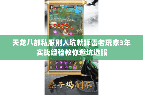天龙八部私服刚入坑就踩雷老玩家3年实战经验教你避坑选服 天龙八部私服刚入坑就踩雷老玩家3年实战经验教你避坑选服
