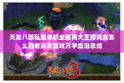 天龙八部私服单职业服两大王牌究竟怎么选老玩家踩坑万字血泪总结 天龙八部私服单职业服两大王牌究竟怎么选老玩家踩坑万字血泪总结