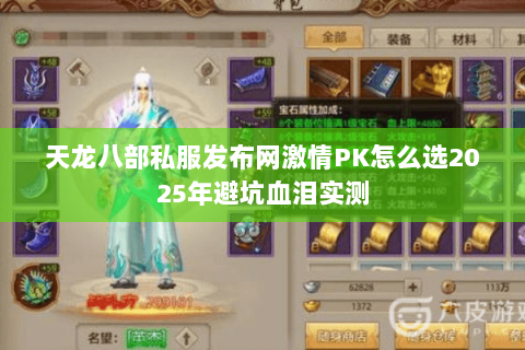 天龙八部私服发布网激情PK怎么选2025年避坑血泪实测 天龙八部私服发布网激情PK怎么选2025年避坑血泪实测