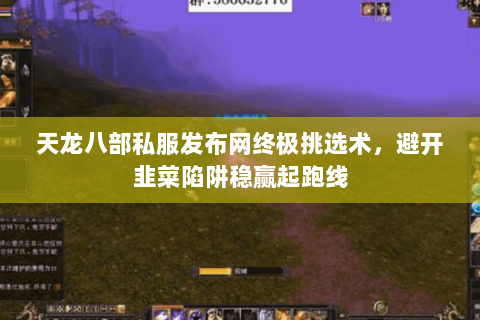 天龙八部私服发布网终极挑选术,避开韭菜陷阱稳赢起跑线 天龙八部私服发布网终极挑选术,避开韭菜陷阱稳赢起跑线