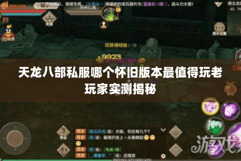 天龙八部私服哪个怀旧版本最值得玩老玩家实测揭秘 天龙八部私服哪个怀旧版本最值得玩老玩家实测揭秘
