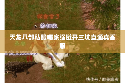 天龙八部私服哪家强避开三坑直通真香服