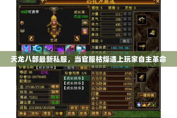 天龙八部最新私服,当官服枯燥遇上玩家自主革命 天龙八部最新私服,当官服枯燥遇上玩家自主革命