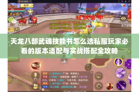 天龙八部武魂技能书怎么选私服玩家必看的版本适配与实战搭配全攻略 天龙八部武魂技能书怎么选私服玩家必看的版本适配与实战搭配全攻略