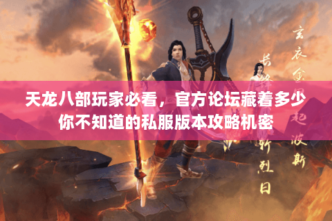 天龙八部玩家必看,官方论坛藏着多少你不知道的私服版本攻略机密 天龙八部玩家必看,官方论坛藏着多少你不知道的私服版本攻略机密