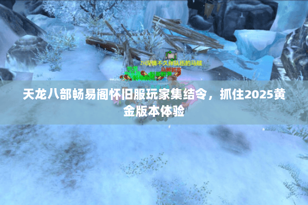 天龙八部畅易阁怀旧服玩家集结令,抓住2025黄金版本体验 天龙八部畅易阁怀旧服玩家集结令,抓住2025黄金版本体验