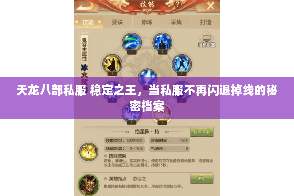 天龙八部私服 稳定之王,当私服不再闪退掉线的秘密档案 天龙八部私服 稳定之王,当私服不再闪退掉线的秘密档案